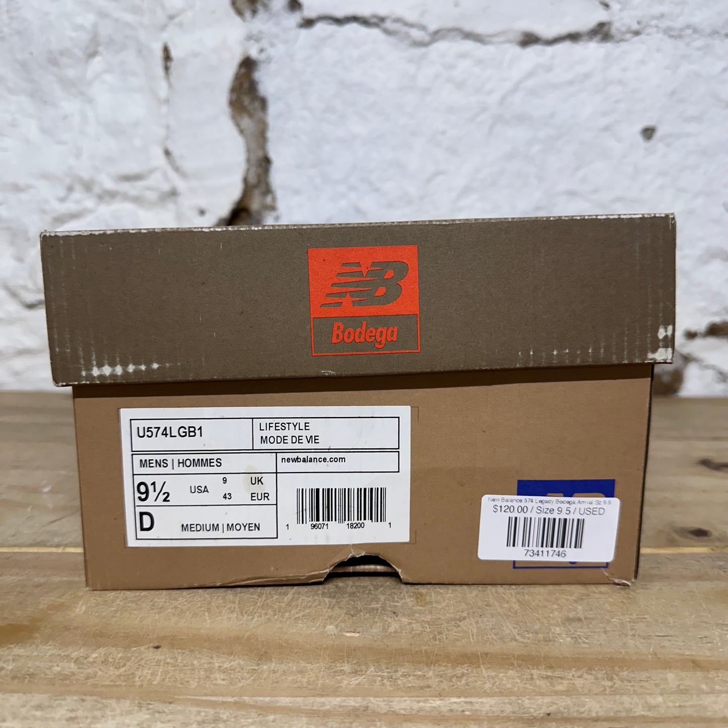 New Balance 574 Legacy Bodega Arrival Sz 9.5