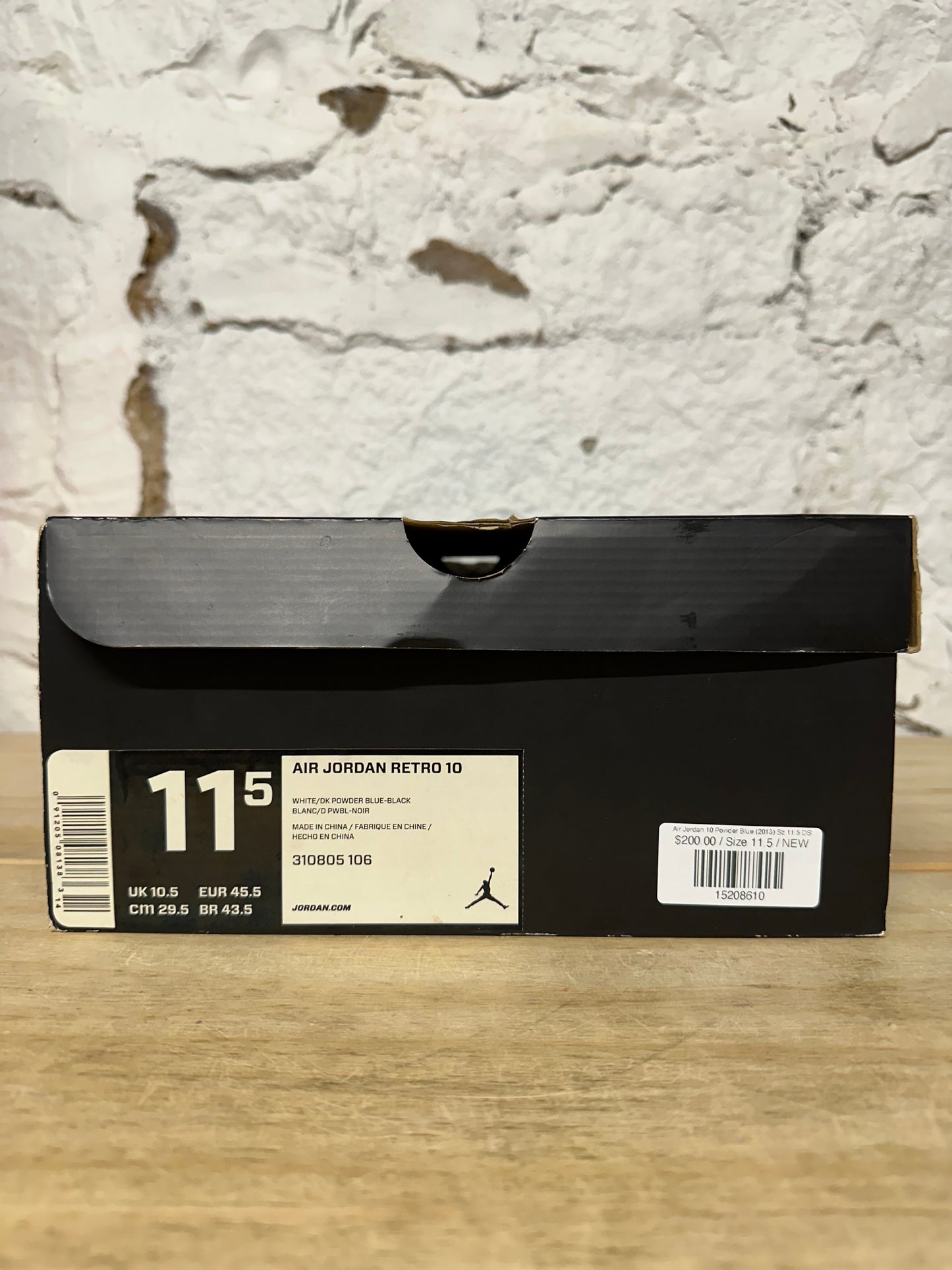 Air Jordan 10 Powder Blue (2013) Sz 11.5 DS