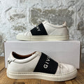 Givenchy Urban Street Logo Black White Sneaker Sz 6.5 (39)