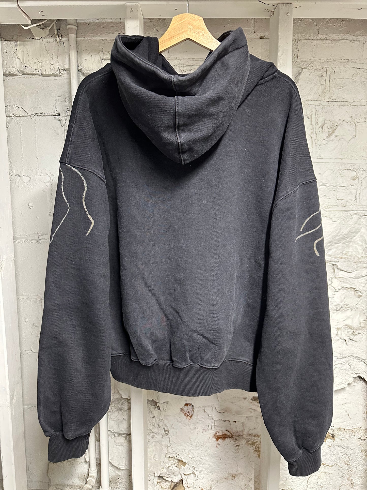 Vale Devil Black Hoodie Sz M