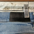 Amiri Knee Rip Blue Denim Jeans Sz 29