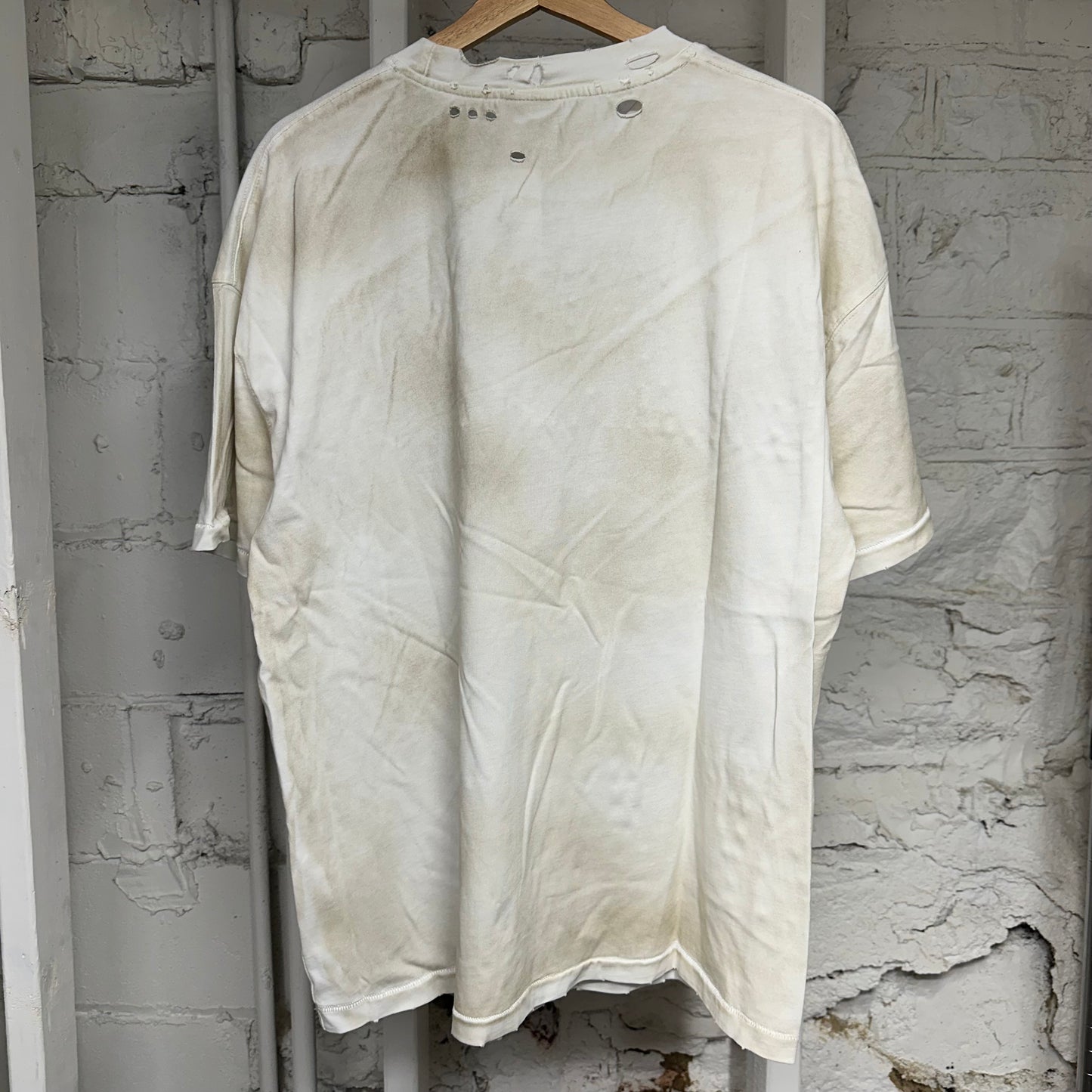 Vale Thunder Cross Bling White T-Shirt Sz M