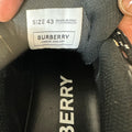 Burberry Arthur Tan Plaid Black Sneaker Sz 10 (43)