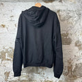 Bottega Desires Black Tech Zip Up Hoodie Sz XL
