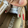 Burberry Ramsey Plaid Grey Strap Sneaker Sz 9 (42)