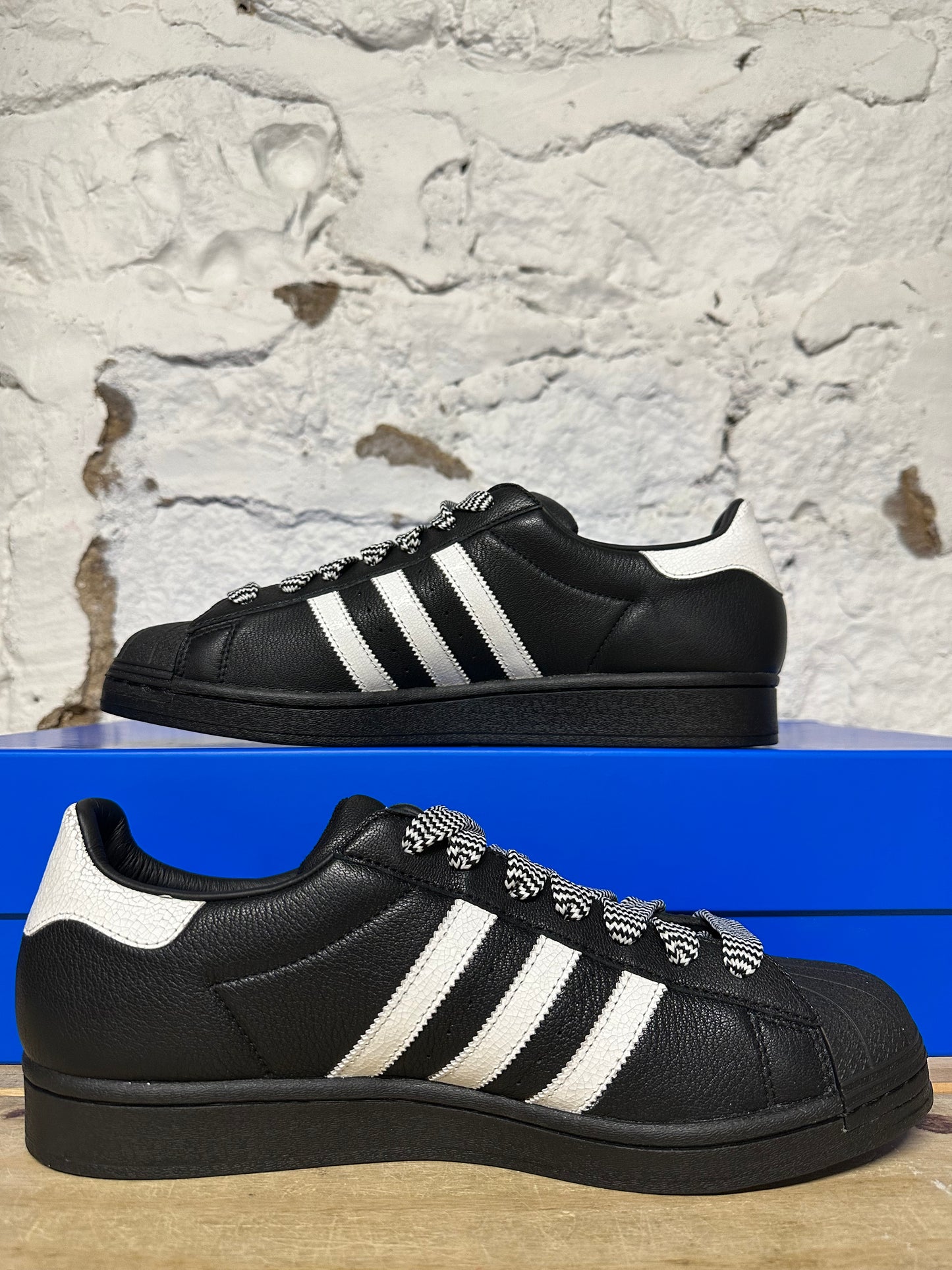 Adidas Superstar Whitaker Group Queens And Kings Black Sample Sz 12 DS
