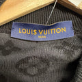 Louis Vuitton Black Monogram Grafitti Zip Up Jacket Sz M