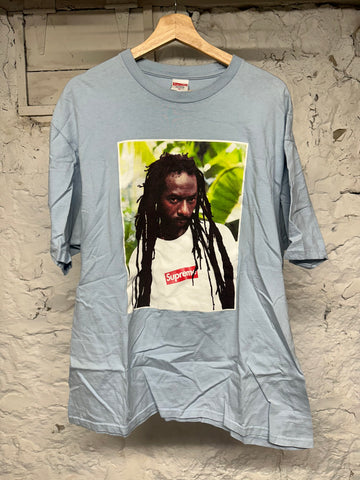 Supreme Buju Banto Blue T-shirt Sz XL