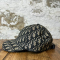 Dior Navy Monogram Oblique Hat Sz M