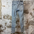 Amiri Crystal Thrasher Blue Denim Jeans Sz 31