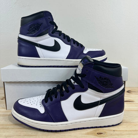 Air Jordan 1 Court Purple 2.0 Sz 9