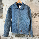 Supreme Dickies Quilted Blue Jacket Sz M