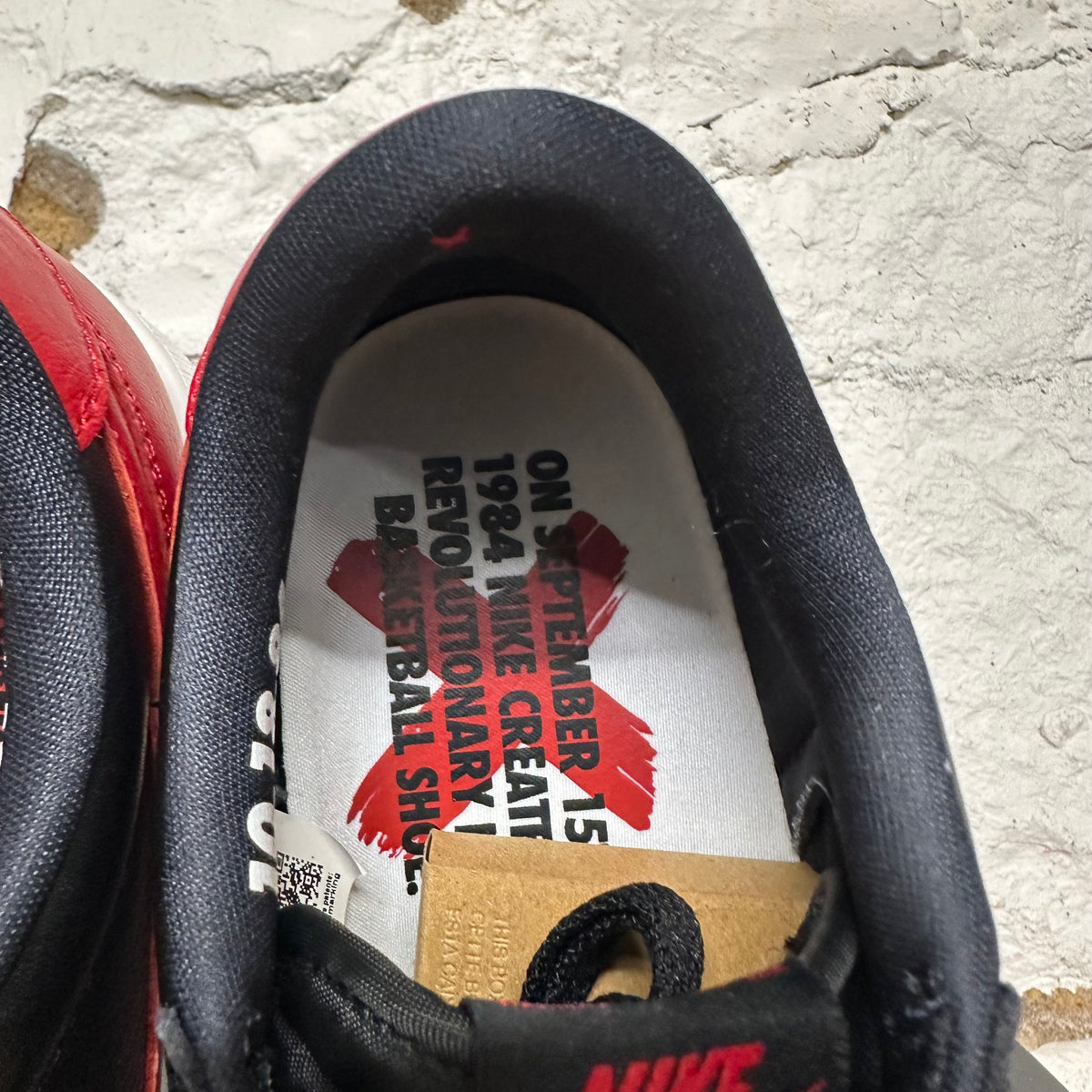 Air Jordan 1 Low Banned Sz 9