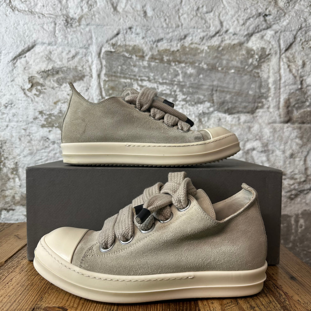 Rick Owens Jumbo Lace Dinge Milk Sneaker Sz 7 (40)