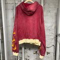 Vale Sleeve Chimera Flame Sleeve Red Zip Up Hoodie Sz XL