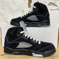 Air Jordan 5 Black Metallic Reimagined Sz 5.5Y