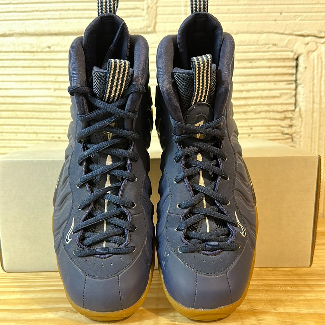 Nike Air Foamposite Pro Navy Gum Sz 5Y