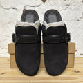 Coach Archive Buckle Black Clog Sz 13