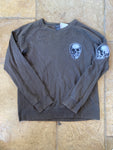 Number Nine Skull Crewneck Gray Sz L (3)