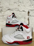 Air Jordan 5 Fire Red Black Tongue (2025) Sz 10