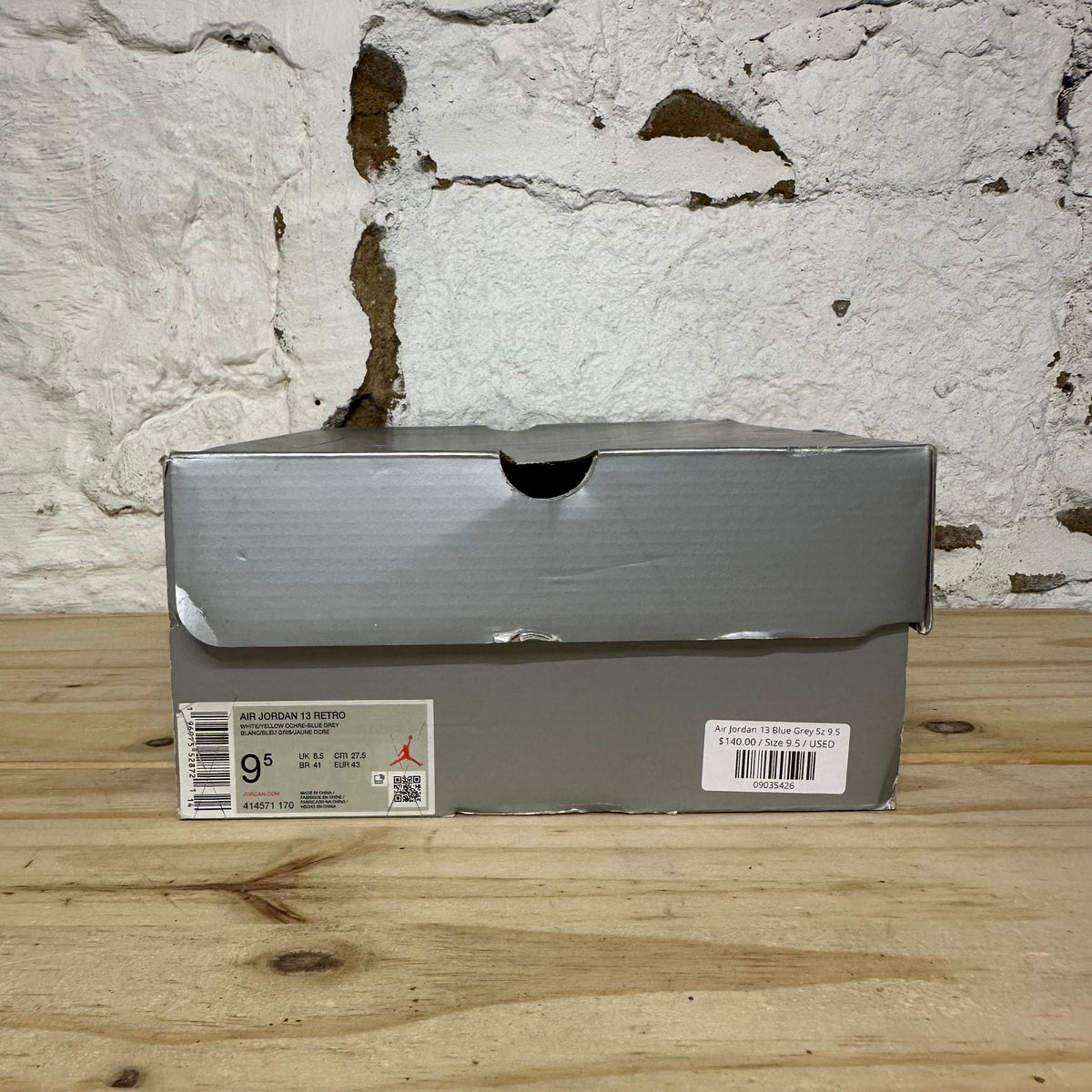 Air Jordan 13 Blue Grey Sz 9.5