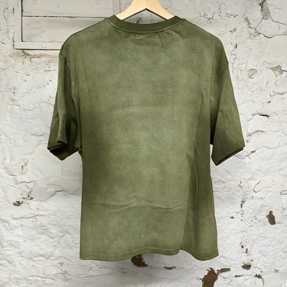 Saint Vanity Saint Was Here Green T-Shirt Sz M