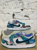 Nike SB Dunk Low Futura Laboratories Bleached Aqua Sz 9.5 DS