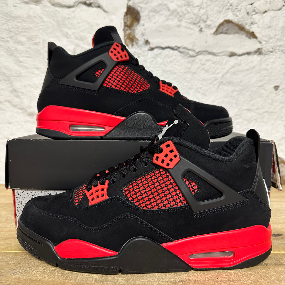 Air Jordan 4 Red Thunder Sz 9