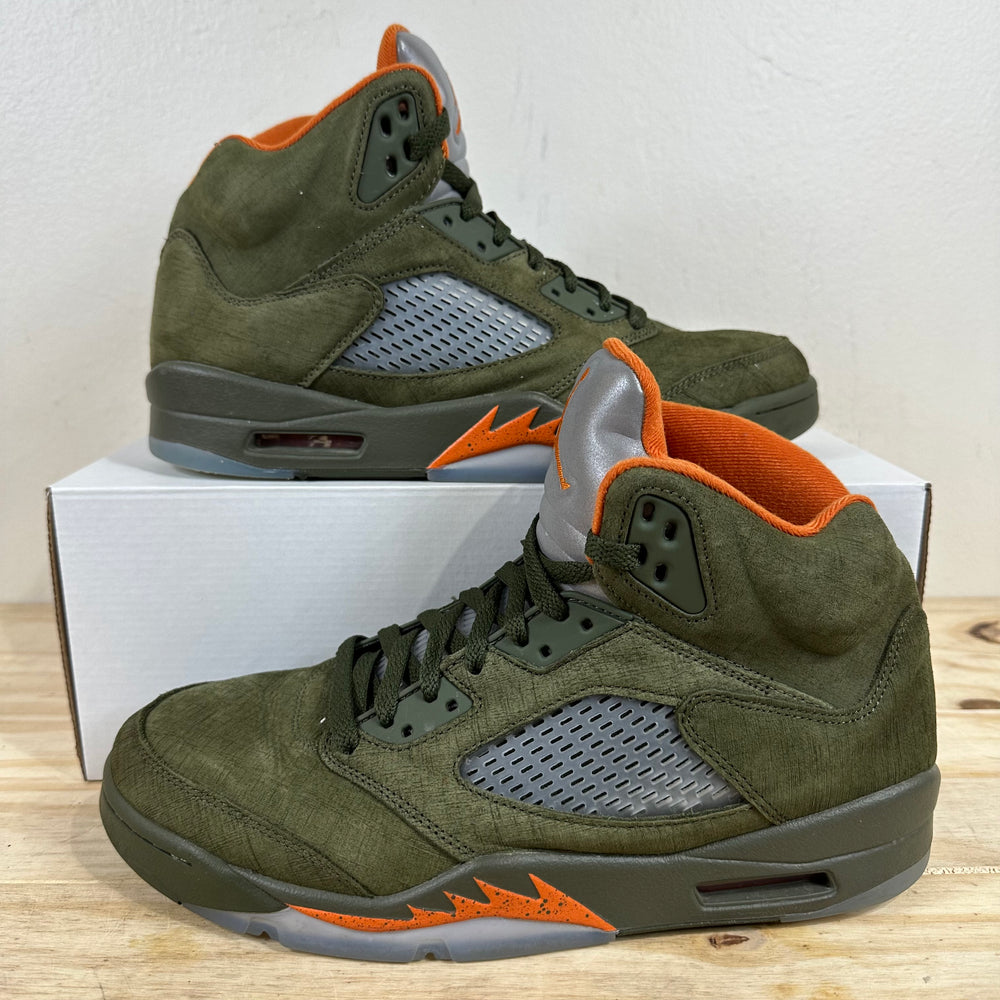 Air Jordan 5 Olive Sz 10