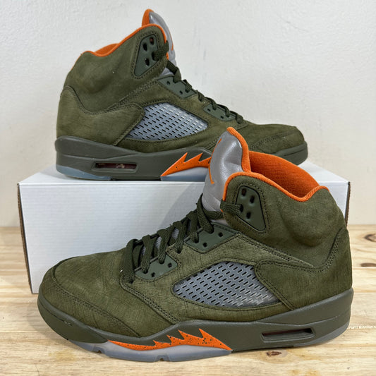 Air Jordan 5 Olive Sz 10