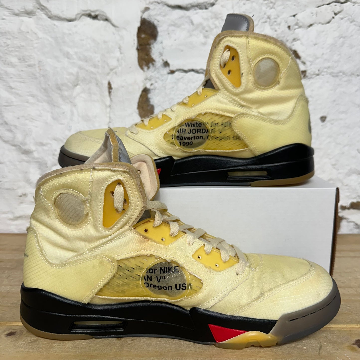 Air Jordan 5 Off-White Sail Sz 12.5