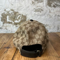 Gucci Tan GG Monogram Hat Sz XXL