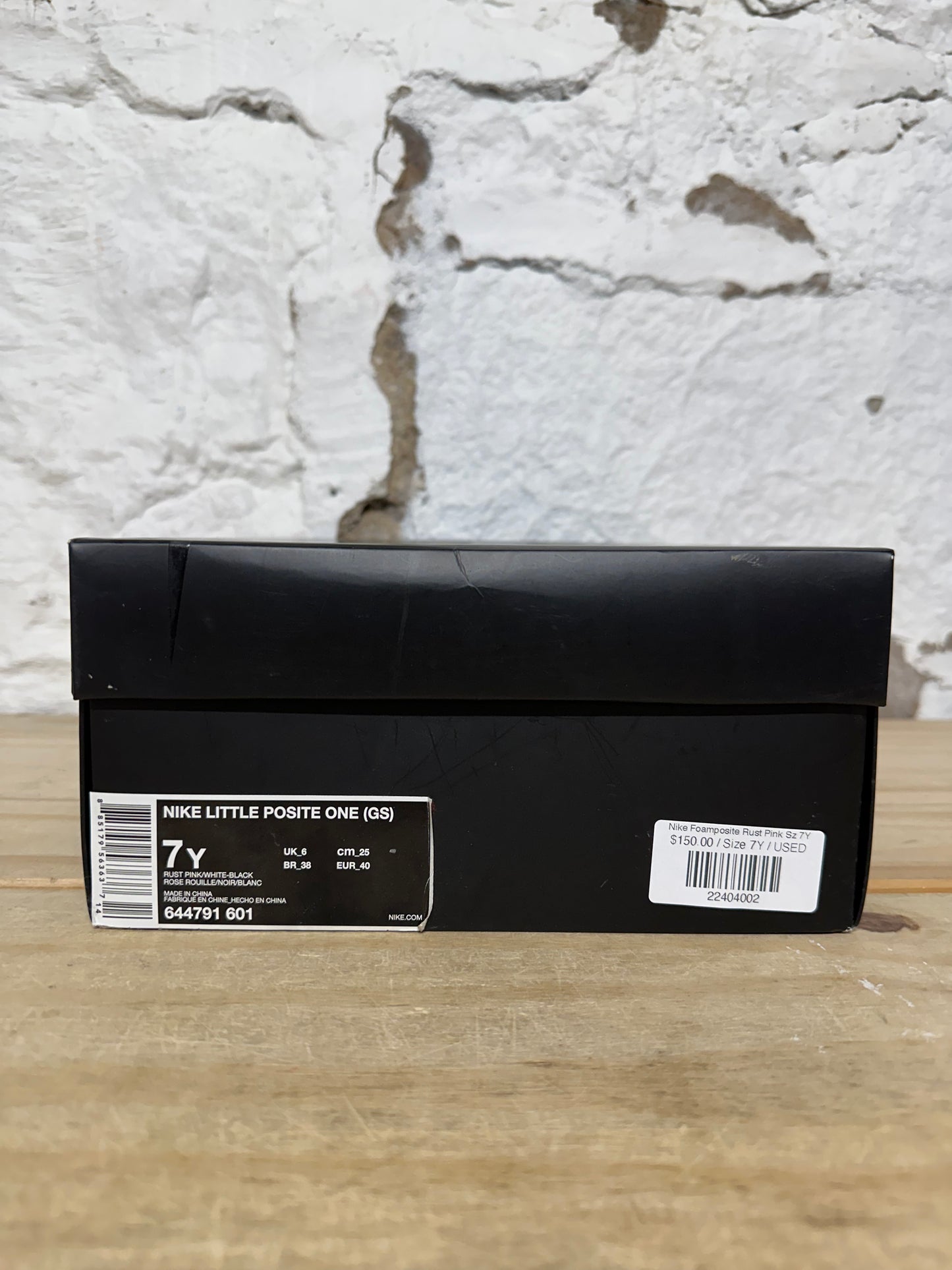 Nike Air Foamposite One Rust Pink Sz 7Y