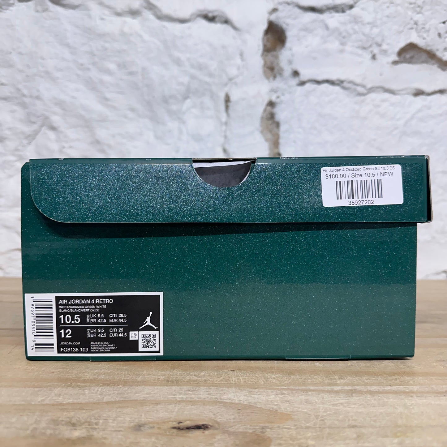 Air Jordan 4 Oxidized Green Sz 10.5 DS