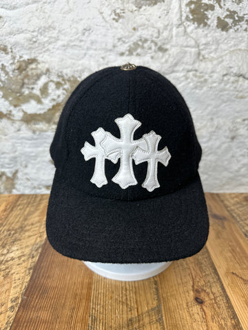 Chrome Hearts Triple Cross Felt Hat