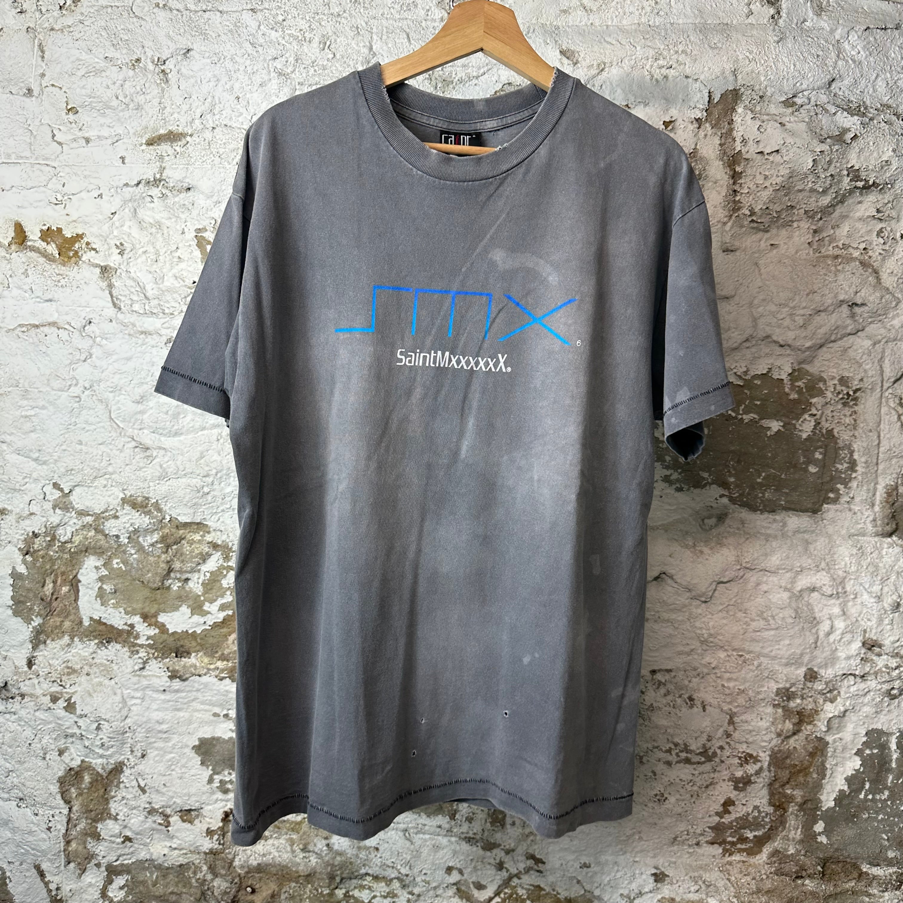 Saint Michael SMX T-shirt Grey Sz S