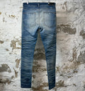 Amiri Plain Blue Denim Jeans Sz 34