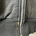 Chrome Hearts Malibu Black Thermal Zip Up Hoodie Sz S