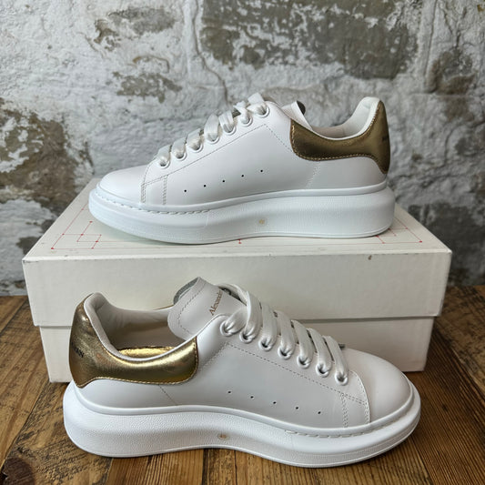 Alexander McQueen Gold Tab White Sneaker Sz 7 (40)