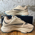 Dior B22 Grey Cream Blue Sneaker Sz 9 (42)