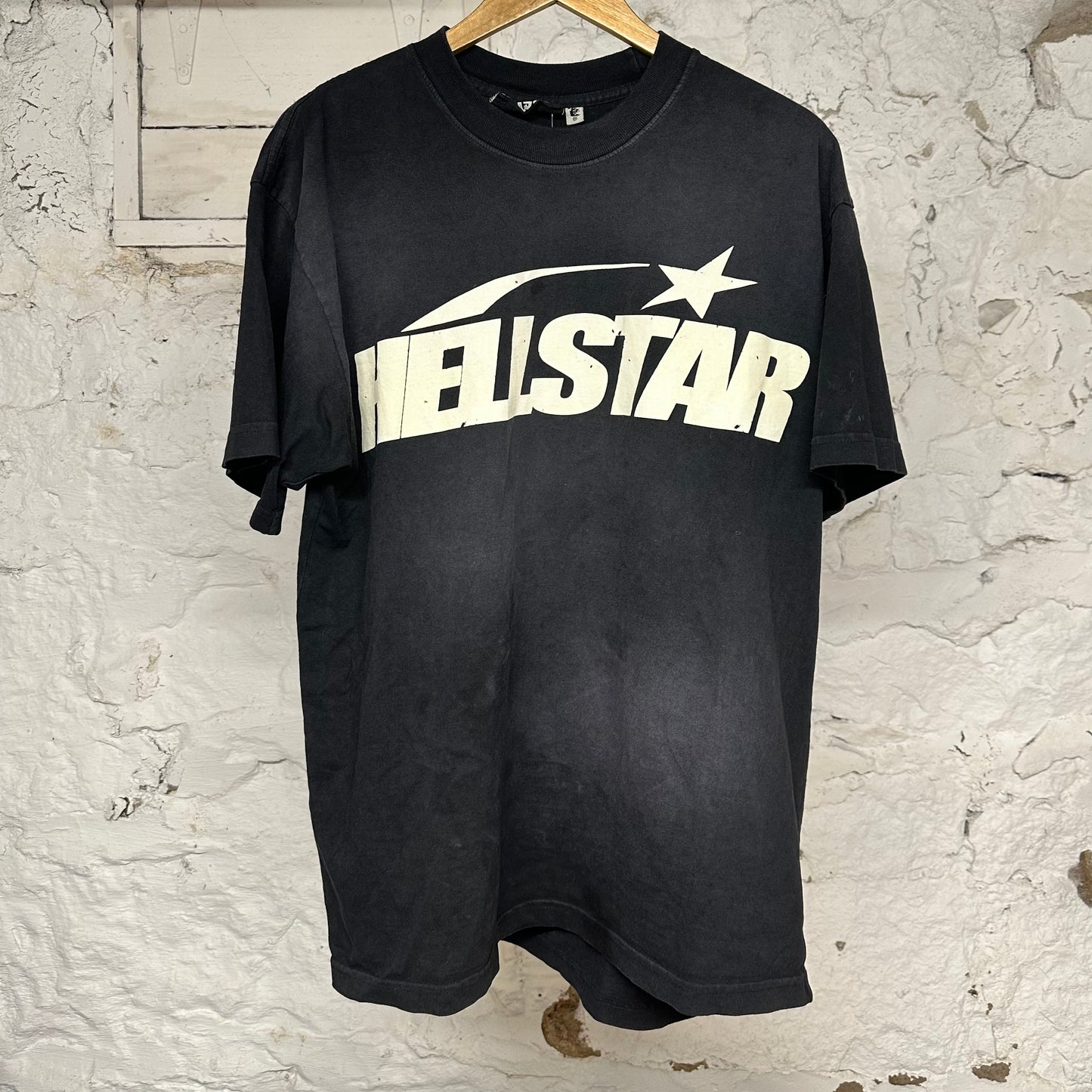 Hellstar Faded Black T-Shirt Sz M