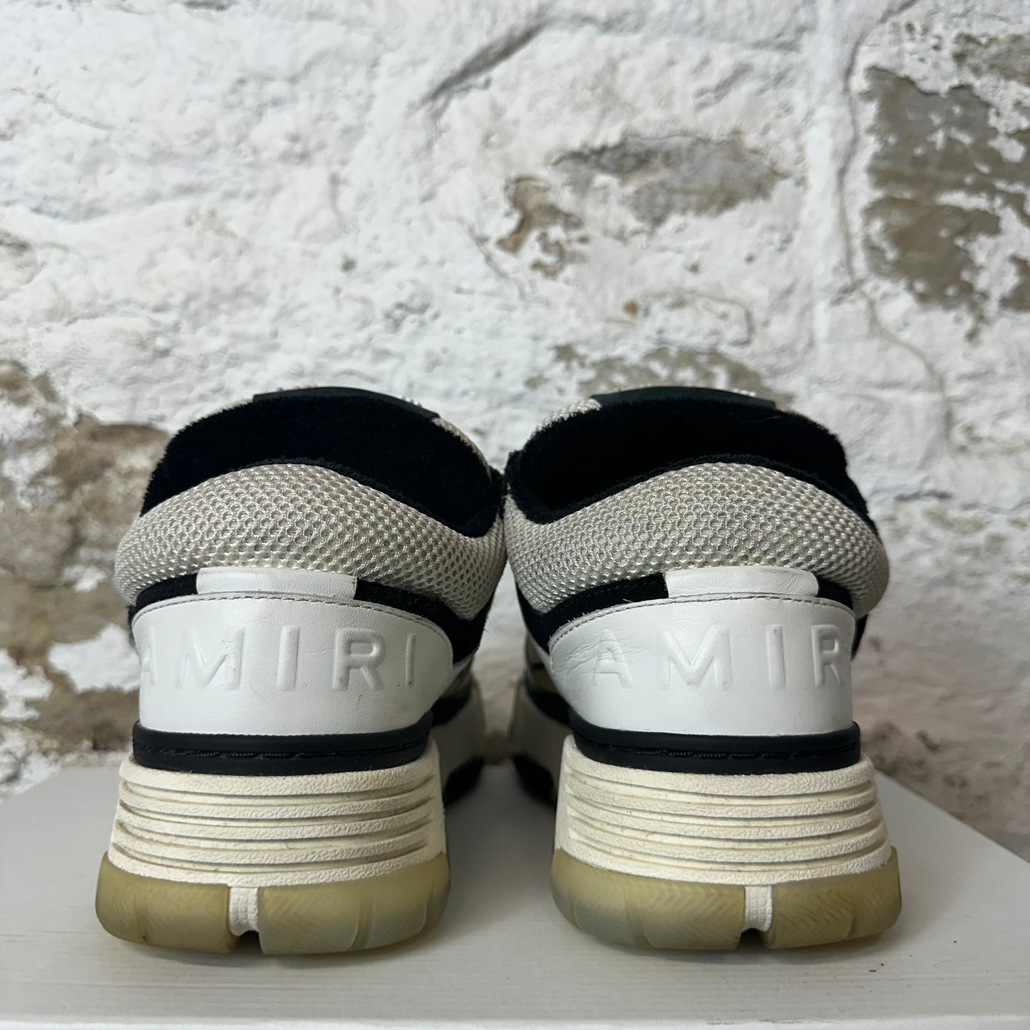 Amiri MA-1 Black White Cream Sneaker Sz 7 (40)