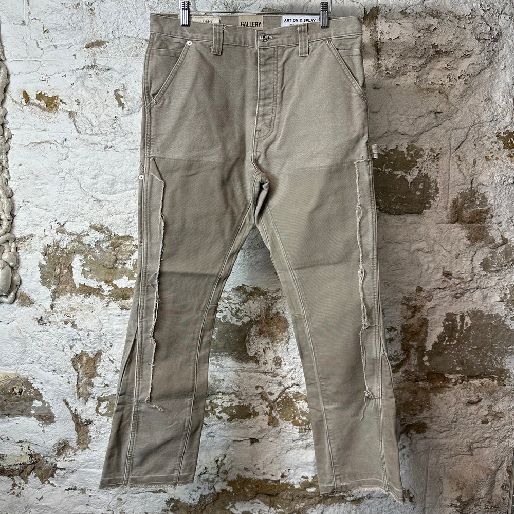 Gallery Department Tan Carpenter Flare Pants Sz 32