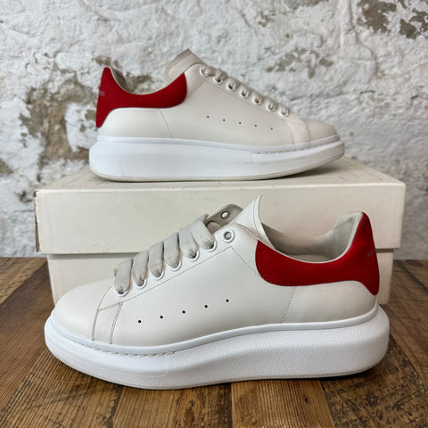 Alexander Mcqueen White Red Tab Sneaker Sz 8.5 (41.5)