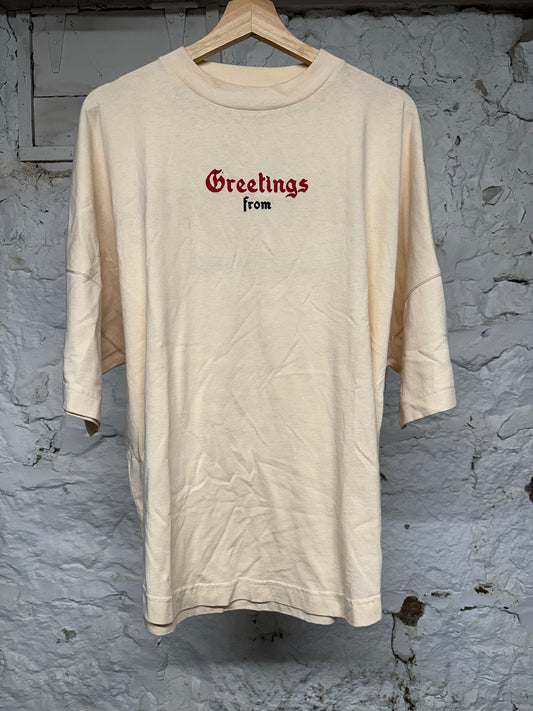 Palm Angels Greetings T-Shirt Sz S