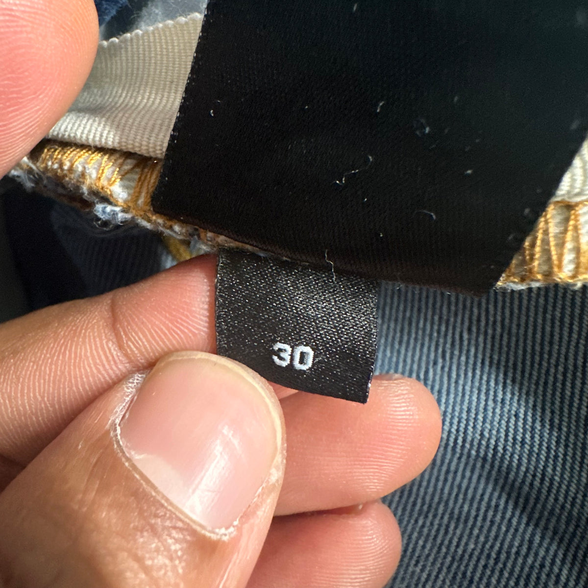 Amiri Plain Blue Denim Jeans Sz 30