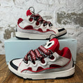 Lanvin Curb Red White Black Sneaker Sz 9 (42)