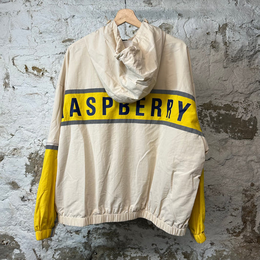 GV Gallery Raspberry Hills Cream Zip Jacket Sz S