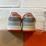 Nike Dunk Low Grey Orange Sz 4Y