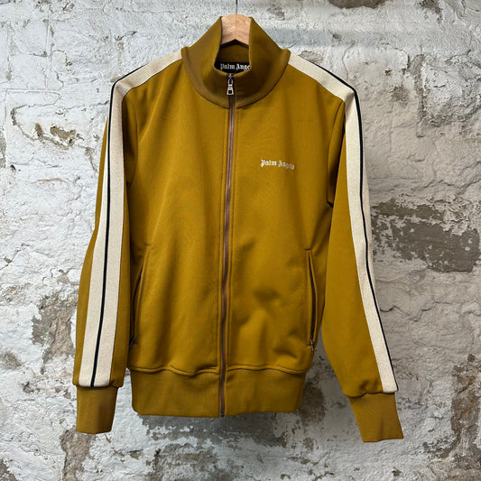Palm Angels Beige Mustard Track Jacket Sz S